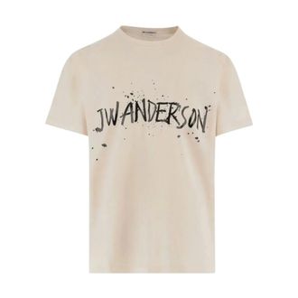 J.W.Anderson T-shirt Circolare - - Tops - Uomo - Beige - L