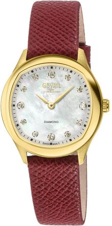 Gevril Group Morcote Diamond Mother of Pearl Dial Ladies Watch 19021