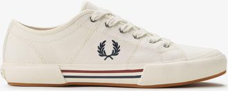 Fred Perry B708 Vintage Tennis Canvas Mens White Trainers - Size UK 10