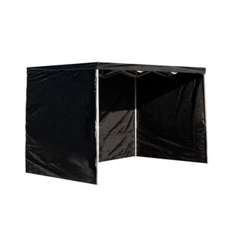 Regalos Miguel Packs Laterales Carpas Plegables - Pack 3 Laterales Lisos Para Carpas 3x3 Eco - Negro