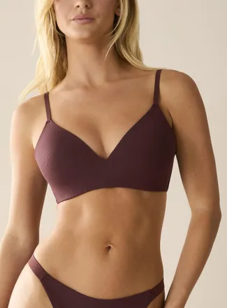 Miiyu Womens Vela ribbed wireless bra