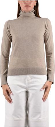 Max Mara Allegra coltrui - Dames - Truien - Beige - Maat: S Wol