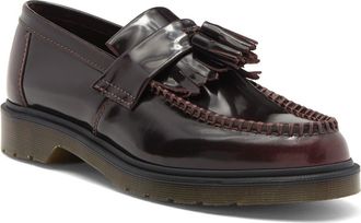 Dr. Martens Adrian Kiltie Tassel Loafer in Cherry Red Arcadia at Nordstrom, Size 6Us