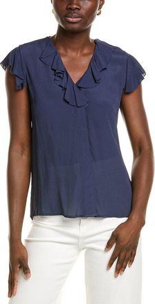 Brooks Brothers Ruffle Blouse