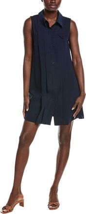 Gracia Front Button Sleeveless Mini Dress