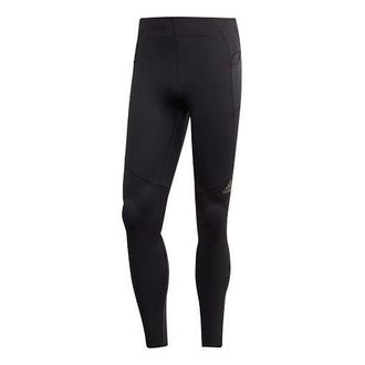 adidas Tight Running Training Sports gym pants Black FM7630