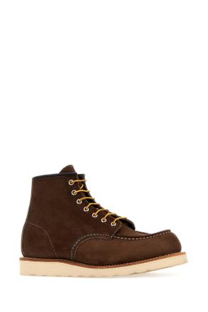Red Wing Shoes Mens Chocolate Suede Ankle Boots Chocolatemuleskinner Stivali