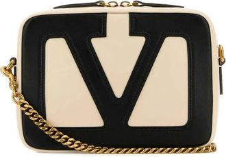Valentino Garavani Cross Body Bags, female, Beige, Size: ONE SIZE VLogo Signature Mini crossbody bag