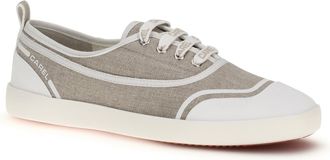 Carel Womens Canvas Sneakers Beige Upper: Cotton Trainers