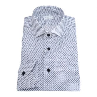 Xacus Classic Shirt Art. 21703706 - Heren - Casual Overhemden - Blauw - M - Katoen - Overhemden