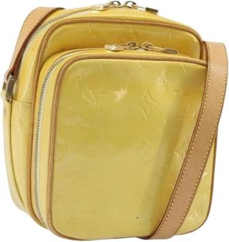 Louis Vuitton Pre-owned Schoudertas - Dames - Vintage Schoudertas - Geel - ONE Size - Leer - Vintage