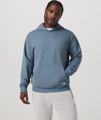 Vuori Clothing Coronado Pullover Hoodie 2.0 | Abyss Heather | Medium