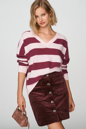 Maeve Colette Corduroy Mini Skirt