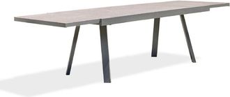 DCB Garden Dcb Garden - stockholm - Mesa de jardín de 12 plazas en aluminio y cerámica sobre cristal