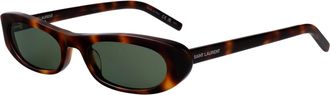 Saint Laurent Womens Sunglasses Havana Green Acetate Havana-Havana-Green Havana/havana/green