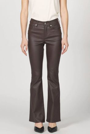Dear John Denim Jaxtyn Mid Rise Coated Pant In Cappuccino