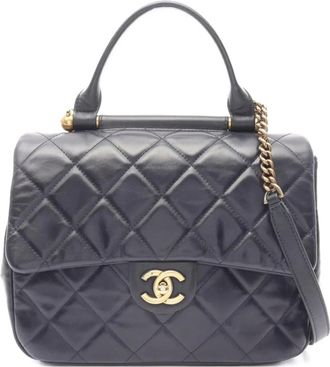 Chanel Borsa a spalla matelassé 2016-2017 - Blu