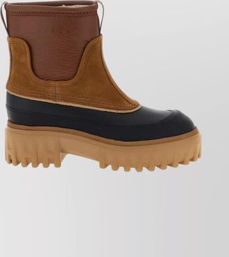 Hogan leather ankle boots