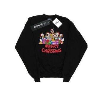 Disney Heren Mickey Mouse en vrienden Kerstmis Sweatshirt (Zwart)