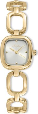 Ettika Square Link Bracelet Watch in Vanilla/Gold at Nordstrom Rack