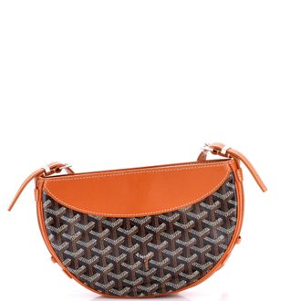 Goyard Hirondelle Shoulder Bag Coated Canvas and Leather