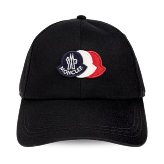 Moncler Baseball Cap - Heren - Petten - Zwart - ONE Size - Katoen - Accessoires
