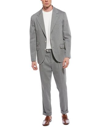 Brunello Cucinelli 2Pc Suit With Pleated Pant