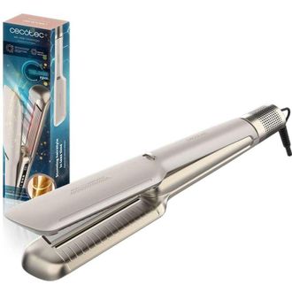 Cecotec Piastra de Air Lisse Champagne. 600W, protegge i capelli, tecnologia ionica, cheratina e olio di argan, 3 modalit&agrave; e motore bldc, tutti i tipi di