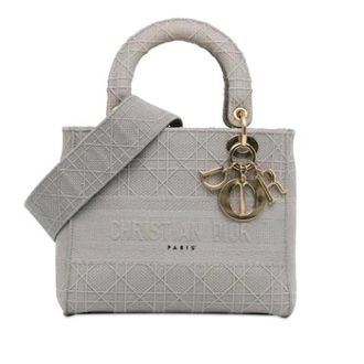 Dior Pre-owned Lady D-Lite - Dames - Pre-owned - Grijs - Maat: ONE Size