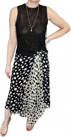 Staud Sonoma Skirt In Ditsy Multi