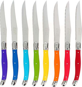 French Home Laguiole Steak Knife - Set of 4 in Purple Multi at Nordstrom Rack
