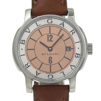 Bulgari Pre-owned Watches, female, Pink, Size: ONE SIZE Pre-owned Vintage Wristwatch