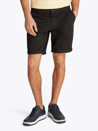 Tommy Jeans Chinoshorts TOMMY JEANS TJM SCANTON SHORT, Herren, Gr. 30, N-Gr, schwarz, Twill, Obermaterial: 98% Baumwolle, 2% Elasthan, slim fit, Hosen Chinoshorts