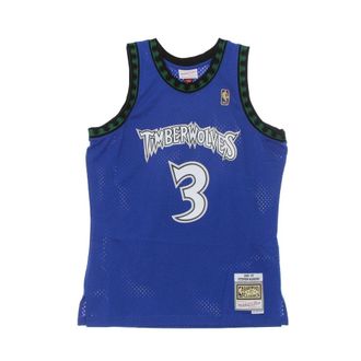 Mitchell & Ness Sportswear, male, Blue, Size: XL NBA Swingman Jersey Marbury 1996-97