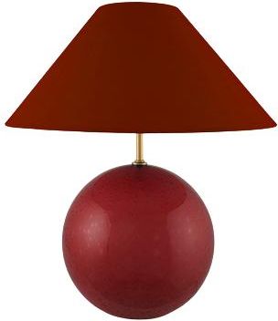 Globen Lighting Design Tischlampe Iris 35 - Burgundrot
