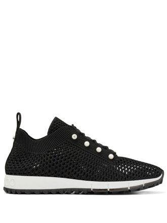 Jimmy Choo London Sneakers Veles con decorazione - Nero