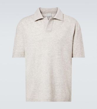 Allude Wool and cashmere polo sweater