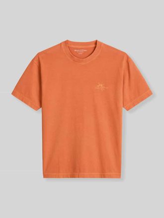 Marc O'Polo Loose Fit T-Shirt aus reiner Baumwolle in Orange, Gr&ouml;&szlig;e XXXL