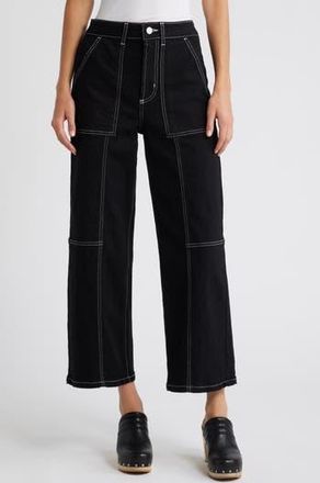Rails Getty High Waist Crop Utility Jeans in Orca at Nordstrom Rack, Size 24