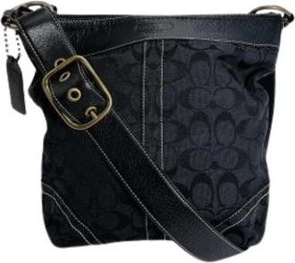 Coach Pre-owned Schoudertas - Dames - Vintage Schoudertas - Zwart - ONE Size - Vintage