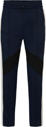 HUGO BOSS Relaxed-fit tracksuit bottoms with color-blocking