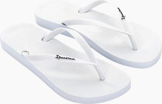 Ipanema Womens Ipanema Womens Anatomica Colors Vegan Flip Flops - White - Size: 6