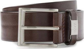 HUGO BOSS Leren riem - unisex - Riemen - Bruin - 90 CM - Leer - Accessoires