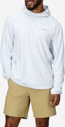 Marmot AirExchange SolarShield UPF Hoodie in Vapor at Nordstrom, Size Xx-Large