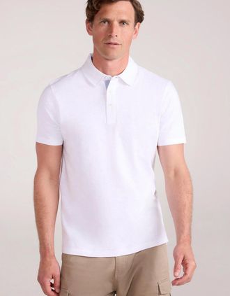 Mountain Warehouse Mens Mountain Warehouse Mens Hasst II Organic Polo Shirt - White - Size: 48
