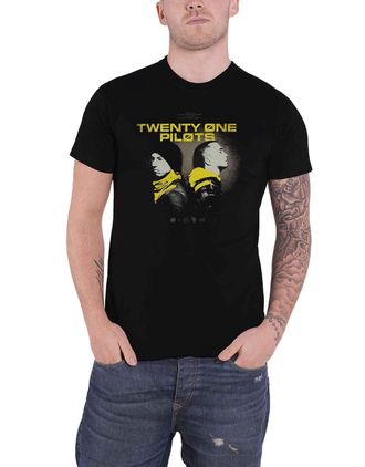 Twenty One Pilots (Back to Back) Unisex T-Shirt 100% Official Merchandise (Small) Black