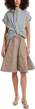 3.1 Phillip Lim Sleeveless Hoodie Combo Dress