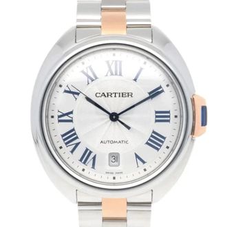 Cartier Pre-owned Vintage Polshorloge - Heren - Vintage Horloges - Wit - ONE Size - Vintage