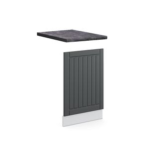 Vicco Panel Frontal Fame-line, Antracita Casa De Campo, 45 Cm, Et Antracita, Vicco