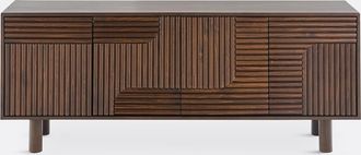 La Redoute Interieurs Buffetkast, 4 deuren, massief dennenhout, Sevan